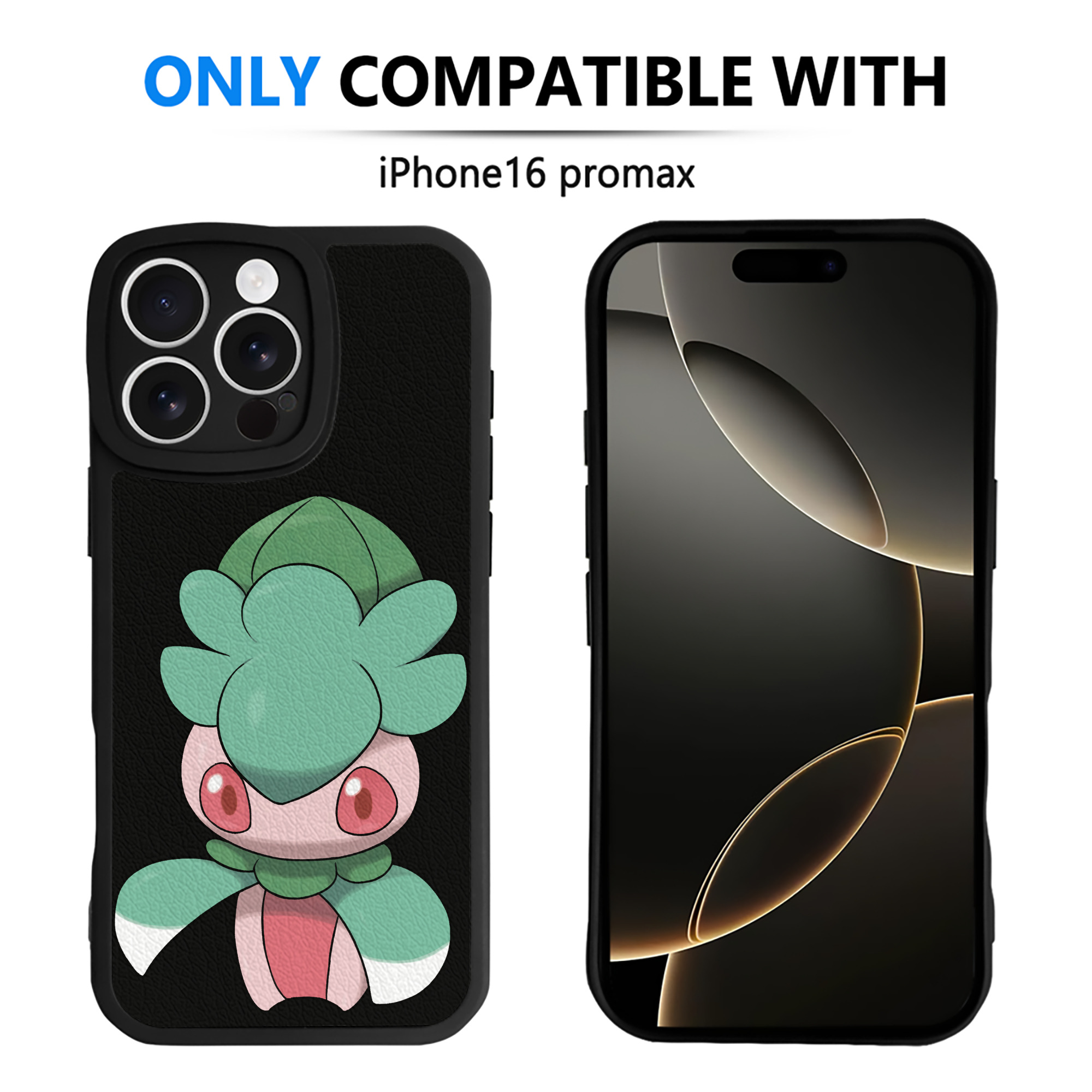 （画像用） ポケットモンスター Pokémon 【iPhone 16シリーズ対応】シリコンスマホケース（レザー調） 材質：シリコン